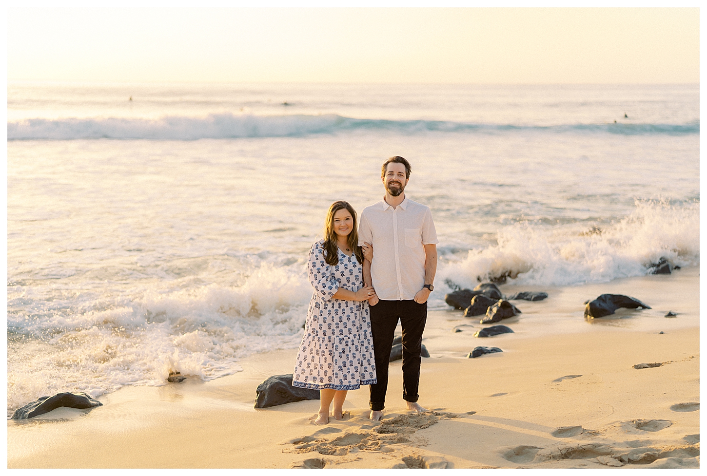 Oahu sunset couples photos