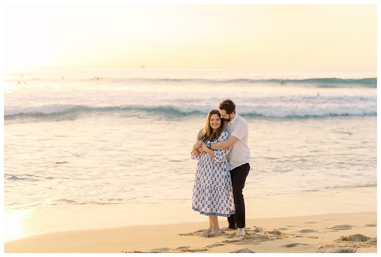 Oahu sunset couples photos