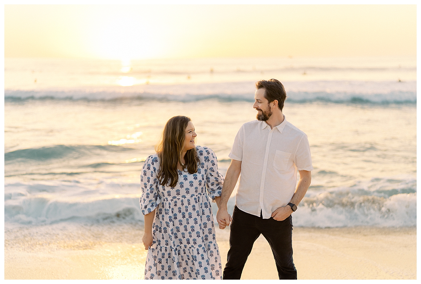 Oahu sunset couples photos