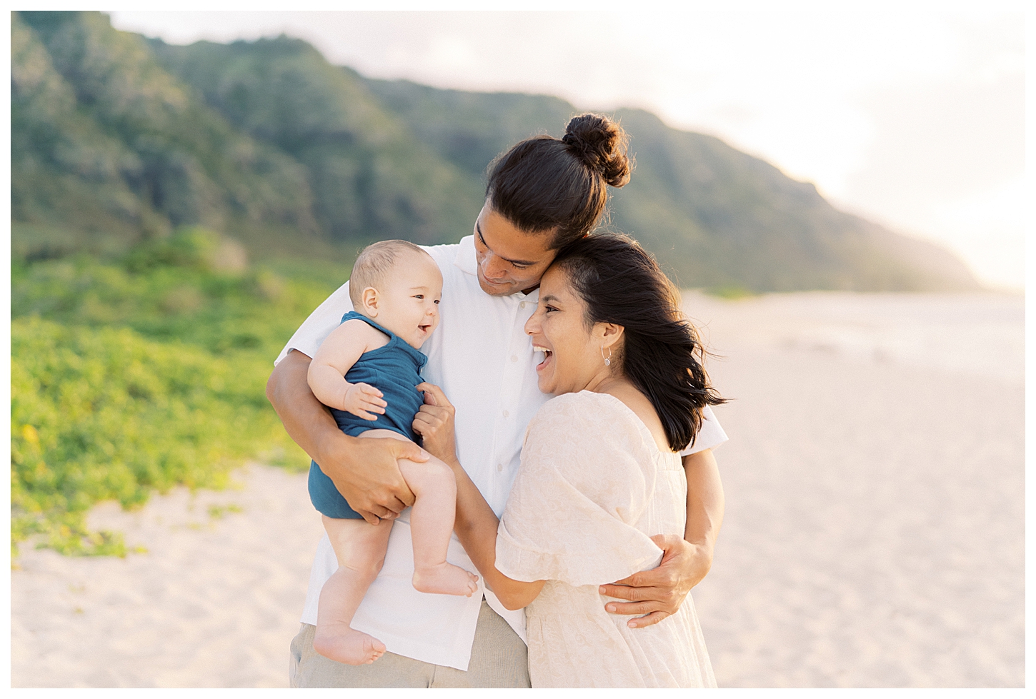 North Shore Oahu Hawaii Family Portrait Photographer