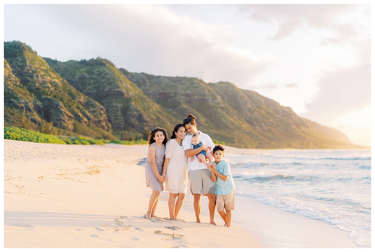 North Shore Oahu Hawaii Family Portrait Photographer