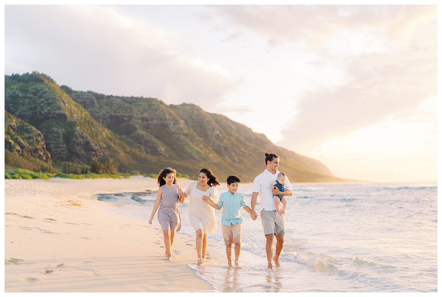 North Shore Oahu Hawaii Family Portrait Photographer