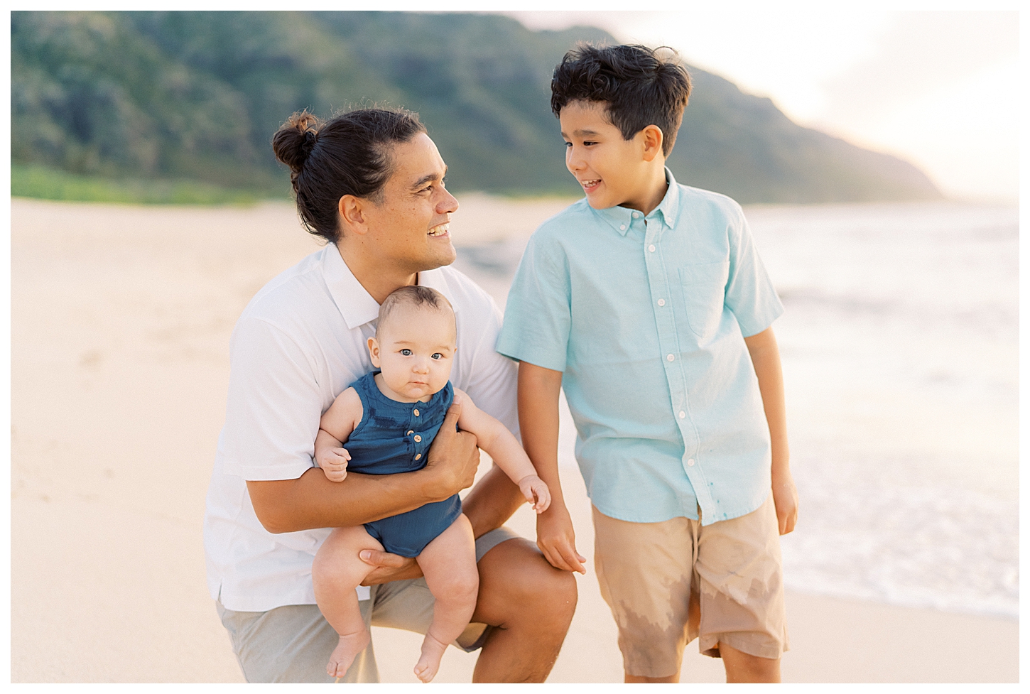 North Shore Oahu Hawaii Family Portrait Photographer