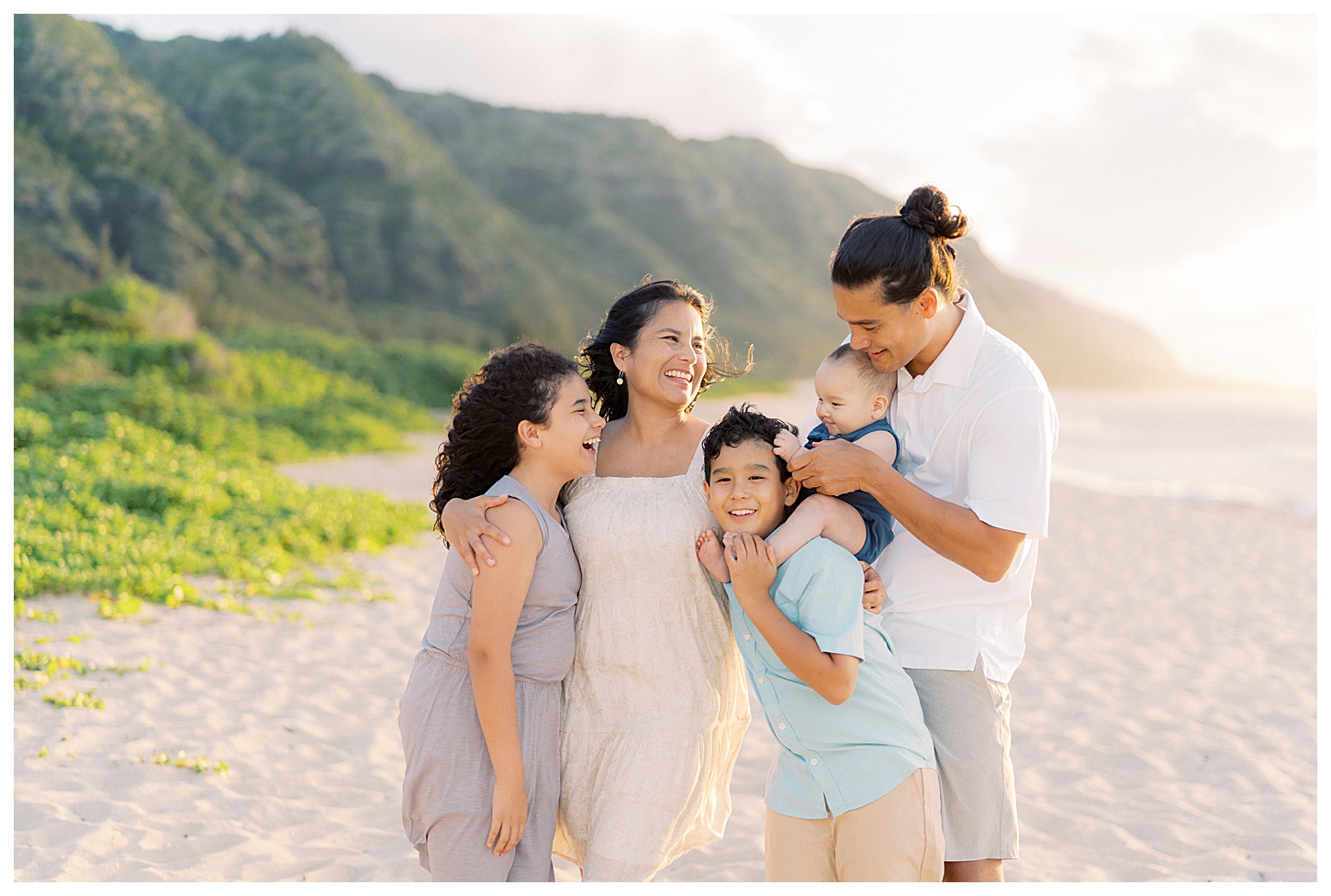 North Shore Oahu Hawaii Family Portrait Photographer