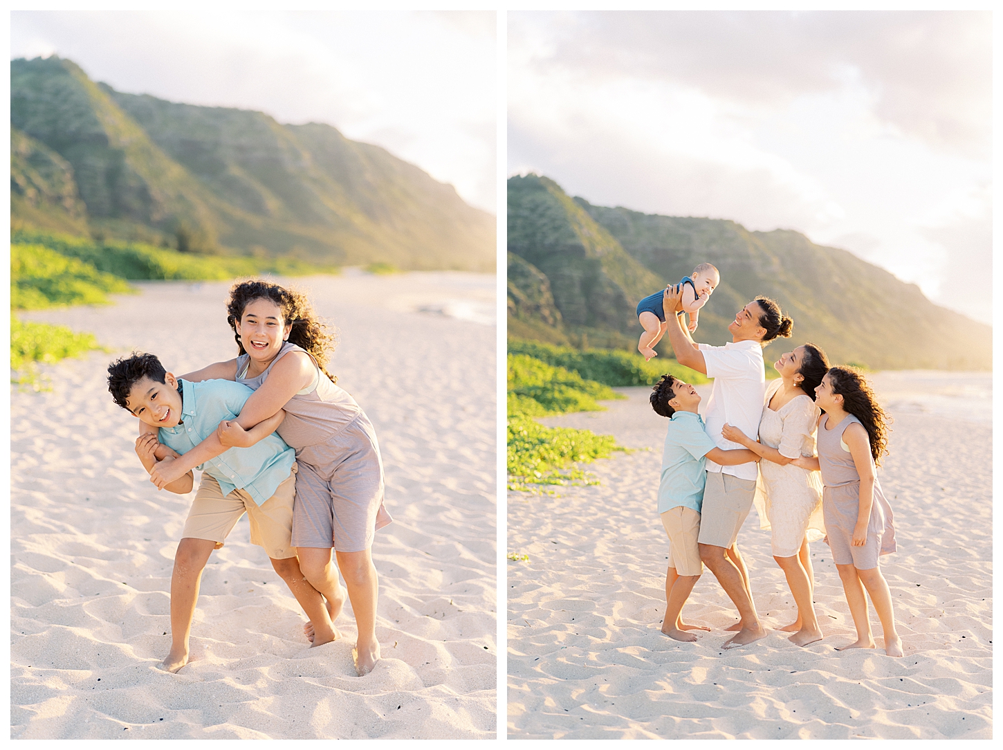 North Shore Oahu Hawaii Family Portrait Photographer