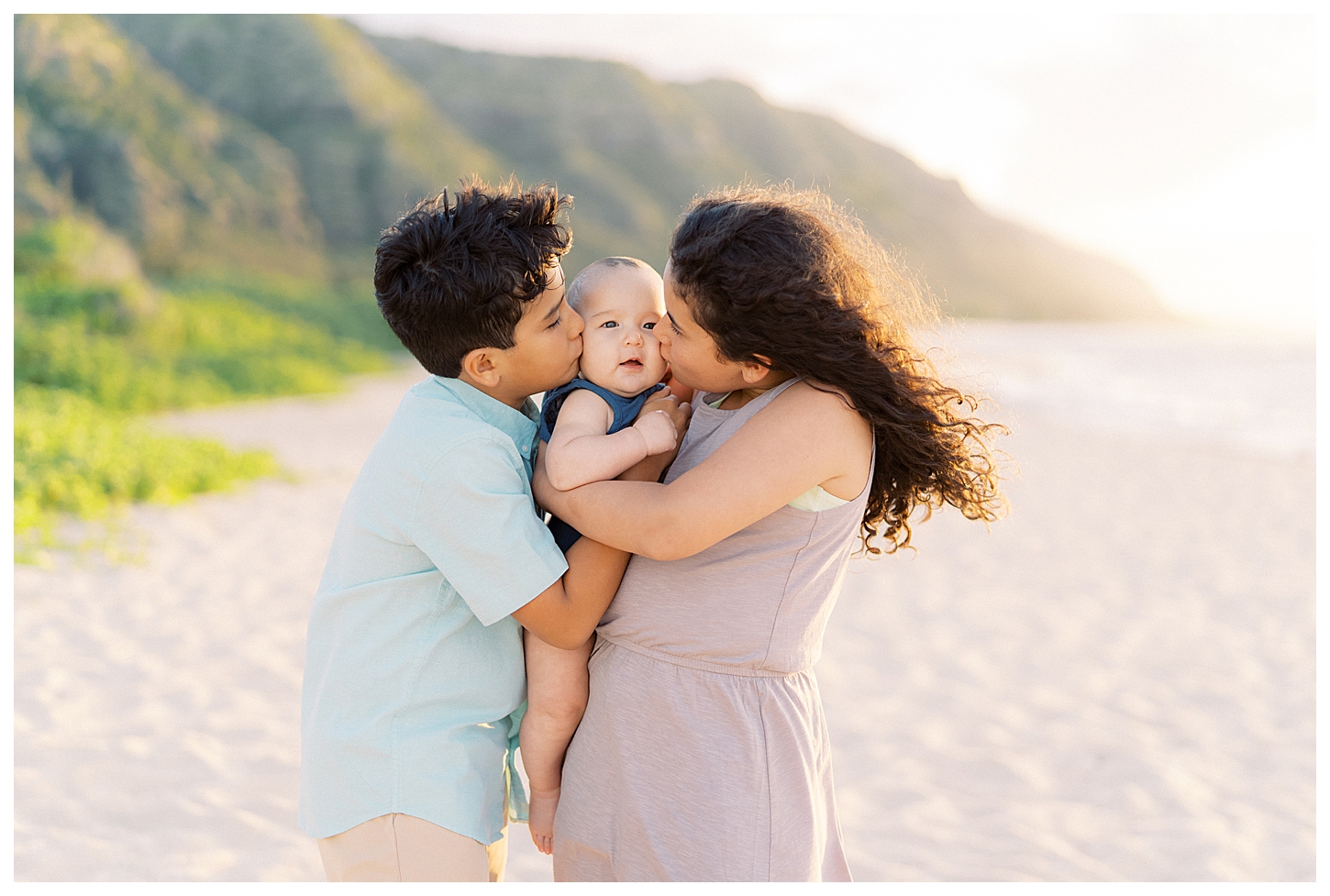 North Shore Oahu Hawaii Family Portrait Photographer