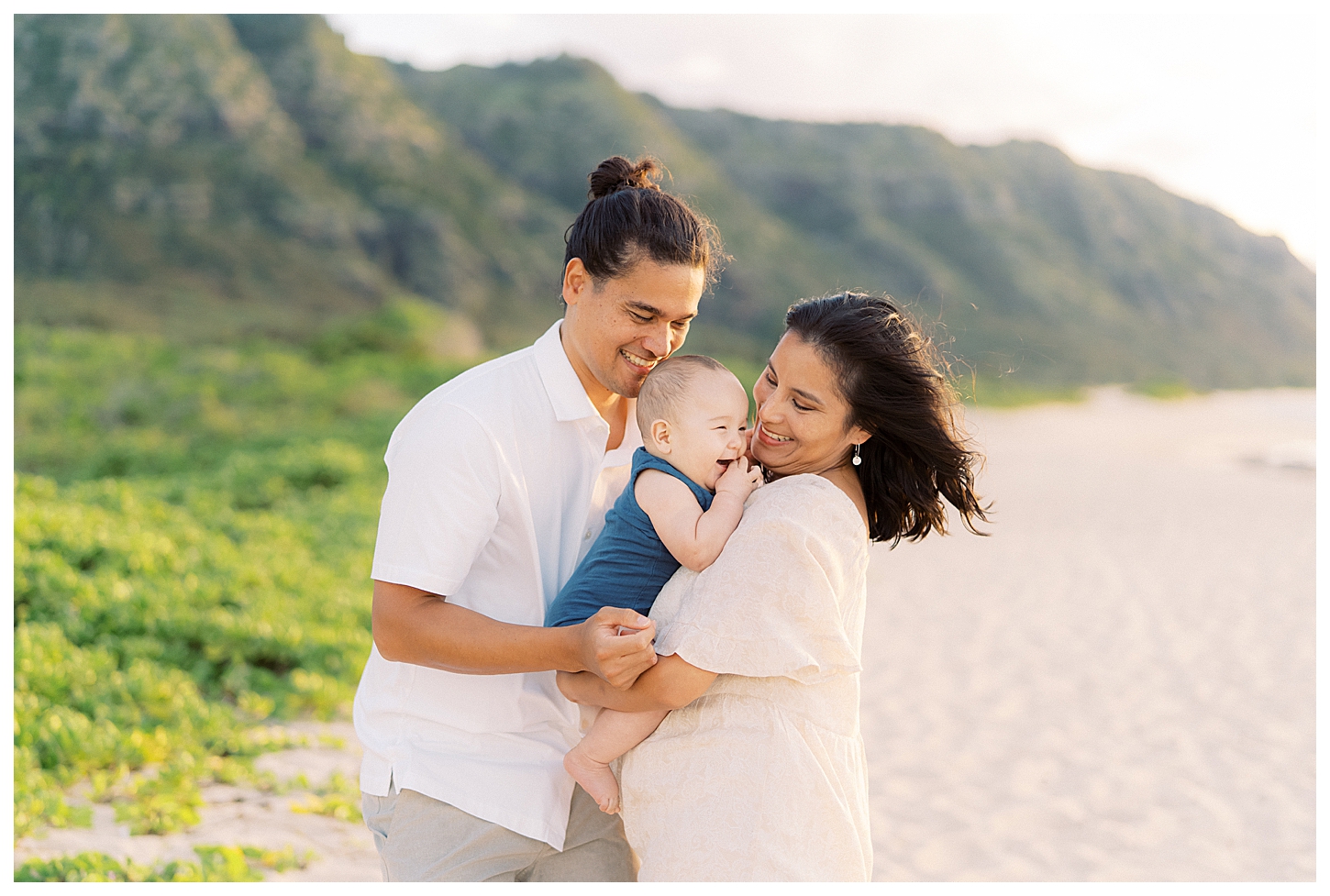 North Shore Oahu Hawaii Family Portrait Photographer